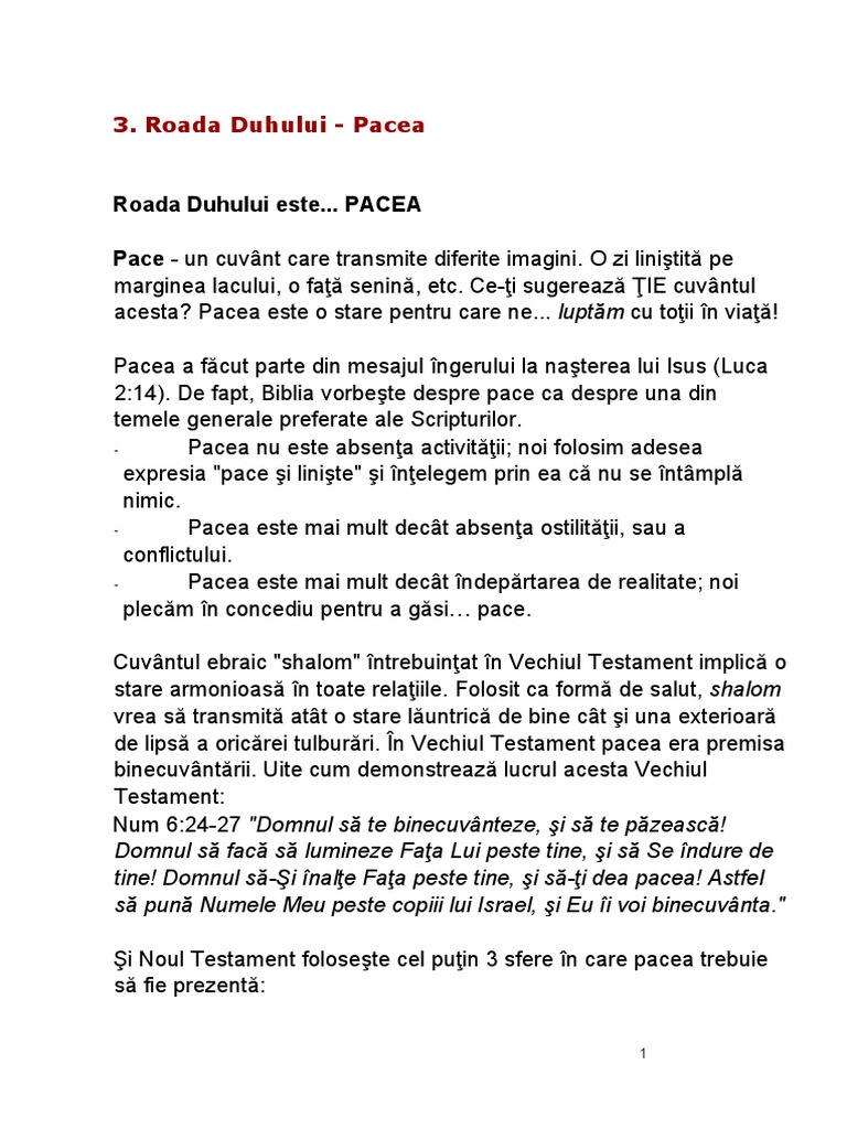 Roada Duhului | PDF