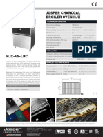 Josper Charcoal Broiler Oven HJX: Technical Information