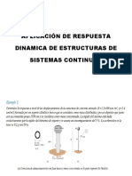 Aplicación de Respuesta Dinamica de Estructuras de Sistemas Continuos