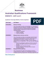 Unit Details Sample - Diploma in Business AQF Level 5 - Nguyen Lan Vy - Unit Completion Details - True