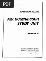 Single Stage Air Compressor Experiment | PDF | Piston | Engines