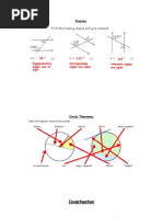 Find The Missing Angles and Give Reasons.: Starter