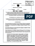 Decreto 1550 Del 28 de Noviembre de 2020