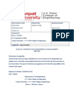 Subject Name & Code Research Methodology 3 CEM 206 Student Name Enrolment Number