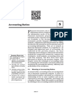 Accounting Ratios: Inancial Statements Aim at Providing F