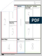 Opportunity Canvas: Users & Customers Problems Solution Ideas User Metrics