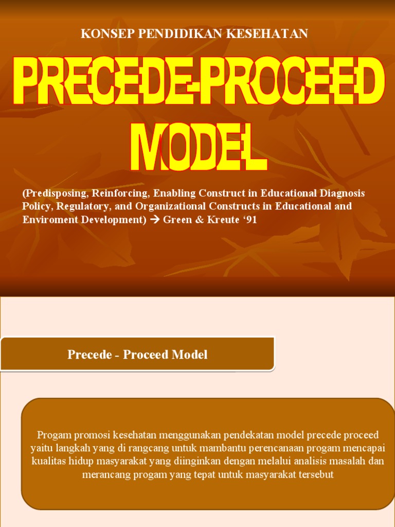 Model Precede-Proceed untuk TB Gresik | PDF