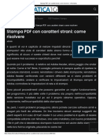 Stampa PDF con caratteri strani_ come risolvere - Informatica