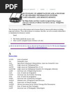 Download Dictionary of Abbreviations and Acronyms in Geographic Information Systems by Amalkrishna SN54997412 doc pdf