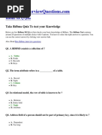 Rdbms MCQ Quiz