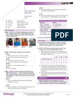 A2 UNIT 2 Life Skills Video Worksheet