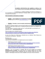 2021-2022 Guide Inscription Campus France Et DAP Vers 20 JUIILET