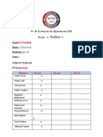 PV de La Réunion Du Département EFS Projet