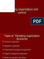 Marketing Organization Structure