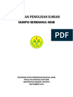 Pedoman Penulisan Skripsi Bahasa Arab Revisi