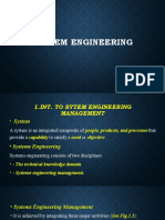 Sytem Engineering Notes