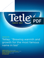 Tetley: "Brewing Warmth and Growth For The Most Famous Name in Tea"