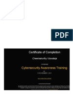 Cybersecurity Awareness Training Provided by Amazon