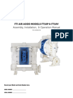 Fti Air Aodd Models Ft10P & Ft10V: Assembly, Installation, & Operation Manual