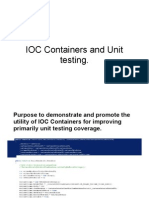 IOC Containers and Unit Testing