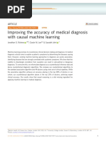 Improving The Accuracy of Medical Diagnosis With Causal Machine Learning