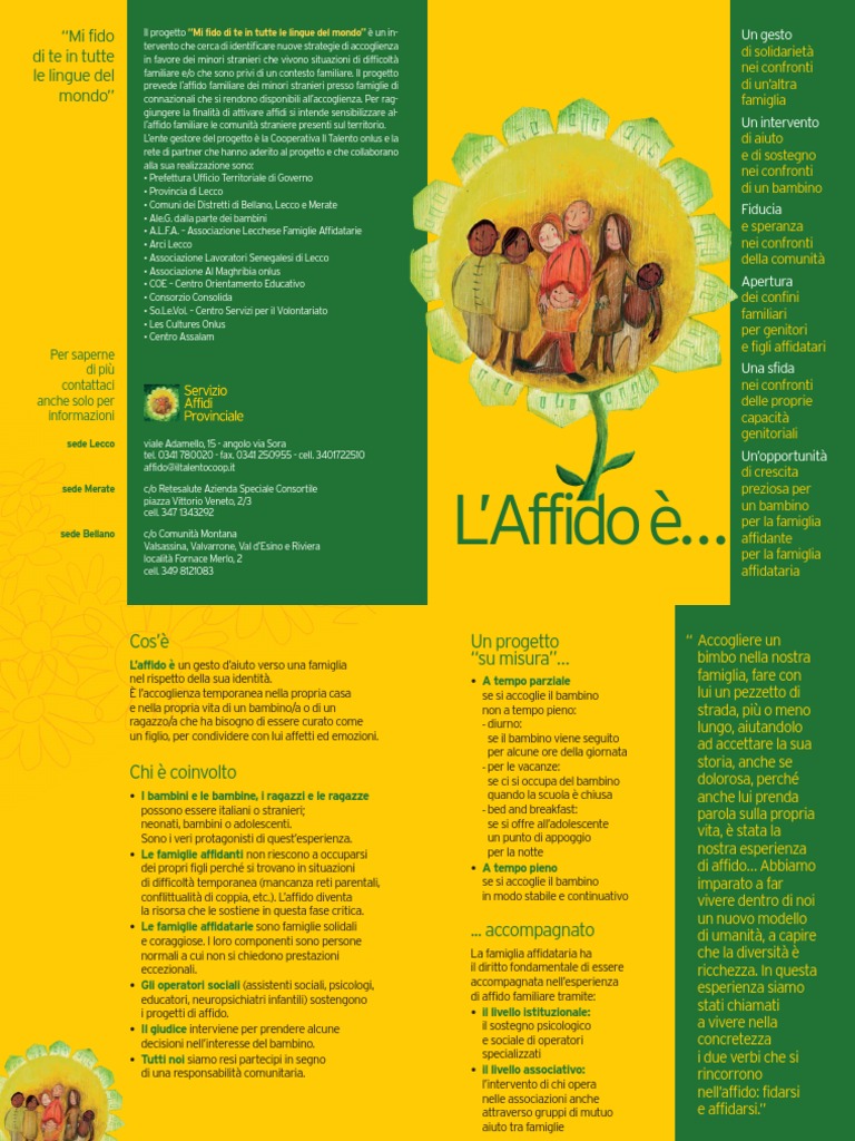 Progetto Mi Fido Di Te In Tutte Le Lingue Del Mondo