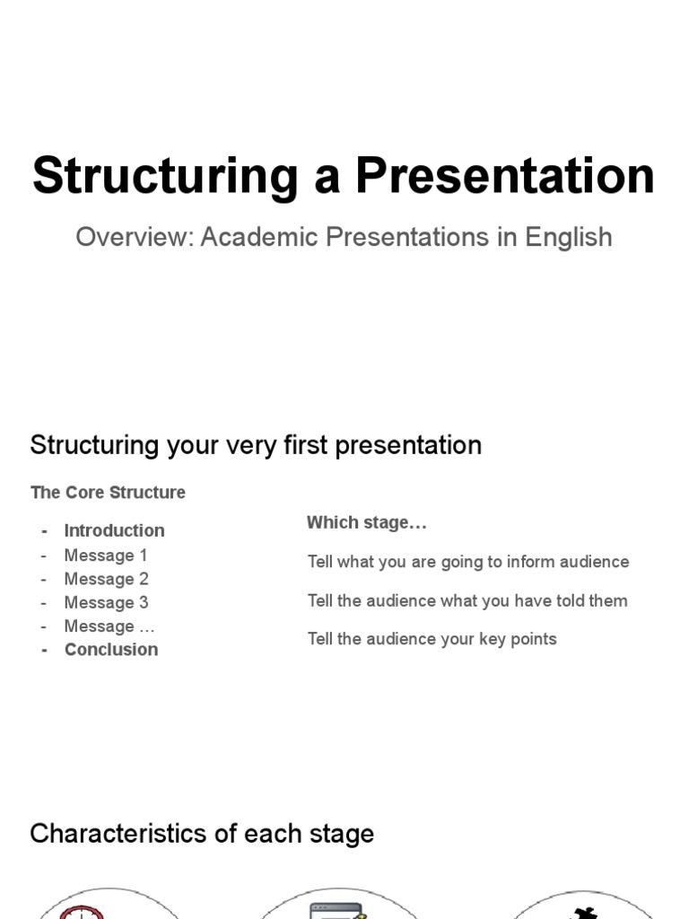 STUDENT Week 3 LAEN222 - Structuring A Presentation | PDF ...
