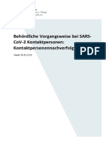 Behoerdliche Vorgangsweise Bei SARS-CoV-2 Kontaktpersonen Kontaktpersonennachverfolgung