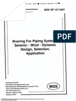 MSS SP-127-2001 Bracing For Piping Systems - En.es