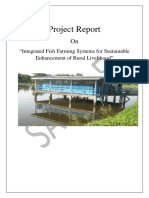 Project Report: "Integrated Fish Farming Systems For Sustainable Enhancement of Rural Livelihood"