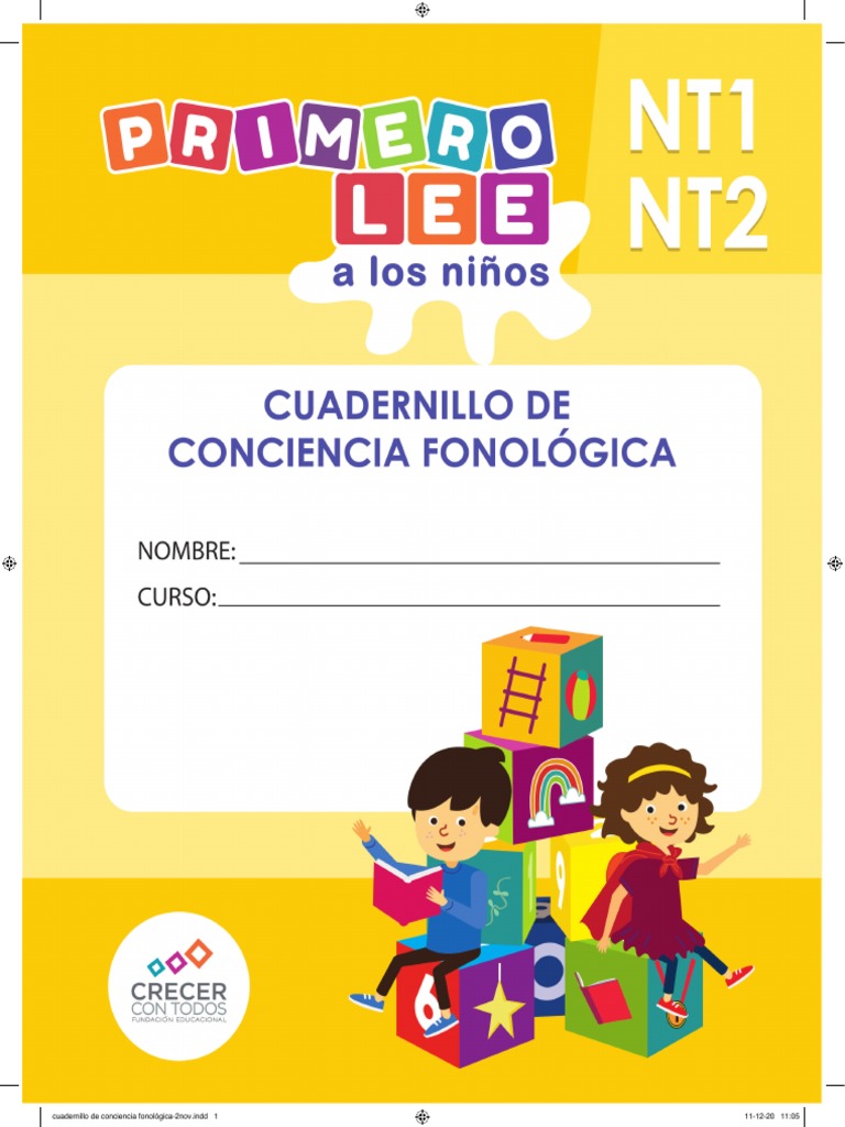 Cuadernillo de Conciencia Fonológica | PDF | Lingüística