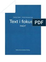 Text I Fokus 1 Facit