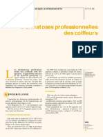 Dermatoses Professionnelles Des Coiffeurs