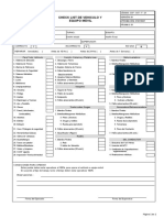 Formatos Check List de MAQUINARIA