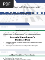 Introduction To Entrepreneurship Writing A Business Plan