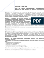 1988 07 09 Decret 873 PR Mchlvat Du 9 Juillet 1998 Travaux Cartographiques Cadastraux de Teledetection Gabon Ext FR