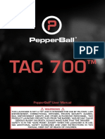Pepperball User Manual: Warning