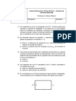 Lista de Exercícios de Circuitos LC