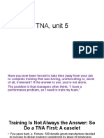 TNA: Training Needs Analysis