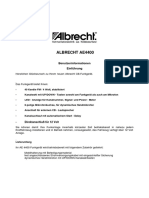 Albrecht AE4400 CB Tranciever Manual