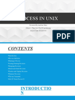 Process in Unix: Presented by Anirban Guha Subject - Unix and Shell Programming Subject Code-BCAN 502