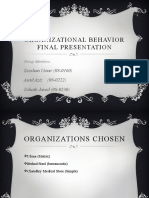 Organizational Behavior Final Presentation