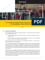 Knowledge Value Maturity Model