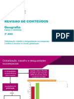 Globalização, Trabalho, Desigualdades, Conflitos e Tensões No Mundo