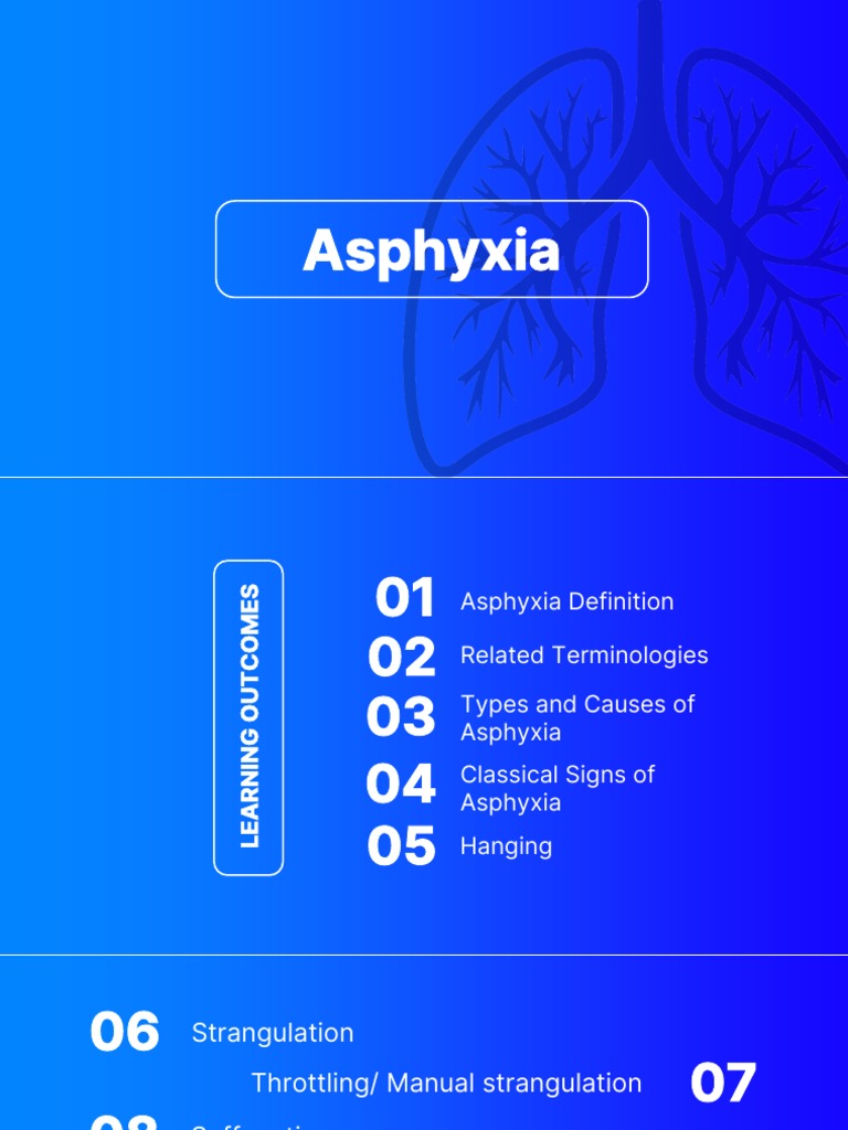 Causes and Types of Asphyxia | PDF | Carbon Monoxide | Hypoxia (Medical)