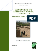 Securing Life and Livelihoods in Rural Afghanistan: The Role of Social Relationships