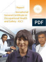 Examiners' Report NEBOSH International General Certificate in Occupational Health and Safety - IGC1