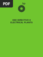 Hse Directive 8 Electrical Plants