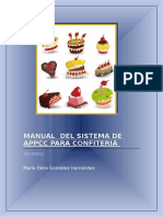 Manual Del Sistema de Appcc para Confiteria