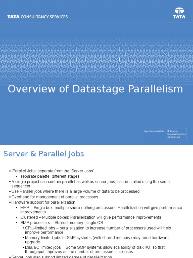 B-Fundamentals of DataStage Parallelism | PDF | Parallel Computing ...